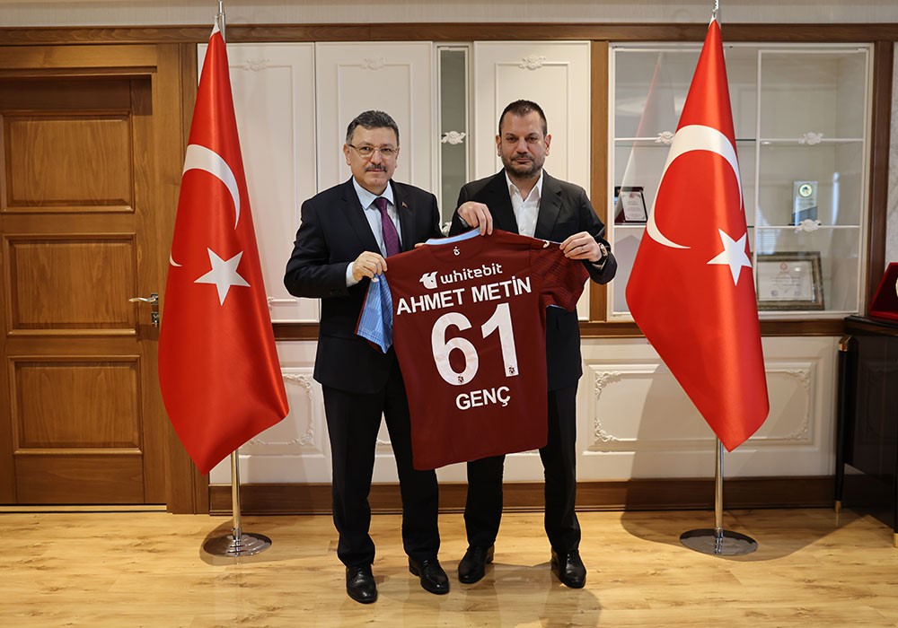 Başkanımız Ertuğrul Doğan'dan Trabzon Büyükşehir Belediye Başkanı Genç'e ziyaret