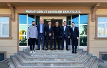 Başkanımız Ahmet Ağaoğlu, sponsorlarımızdan Mekap'ı ziyaret etti