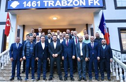 Başkanımız Ertuğrul Doğan ve Yönetim Kurulumuzdan 1461 Trabzon FK’ya ziyaret