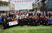 ASKF Futbol Sahası’nın zemini yenilenerek hizmete açıldı