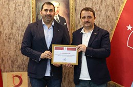 Türk Kızılay Ortahisar Şubesinden kulübümüze teşekkür ziyareti