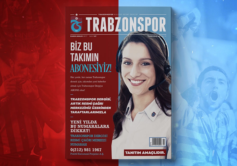 Trabzonspor Dergisi Çağrı Merkezi Hizmetinizde
