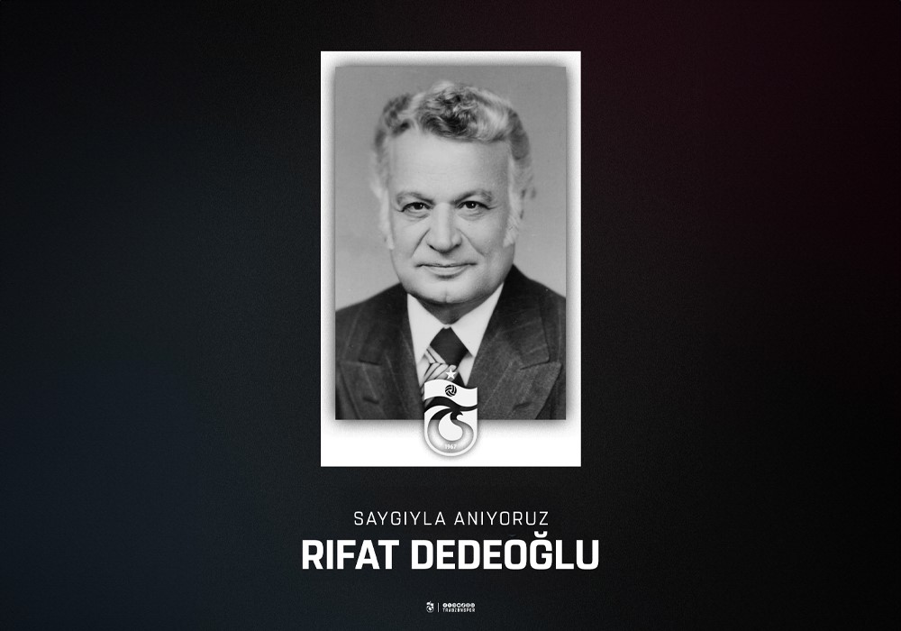 Rıfat Dedeoğlu'nu anıyoruz